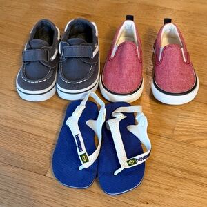 Baby/Walker Summer Sneaker Flip Flop Bundle, Havianas, Size 5
